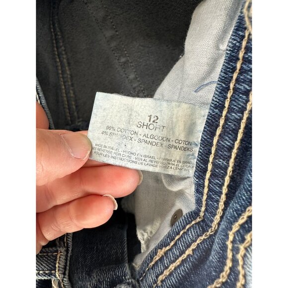 Gloria Vanderbilt Womens Blue Jeans 12S straight‎ leg denim cotton vintage - Picture 4 of 7